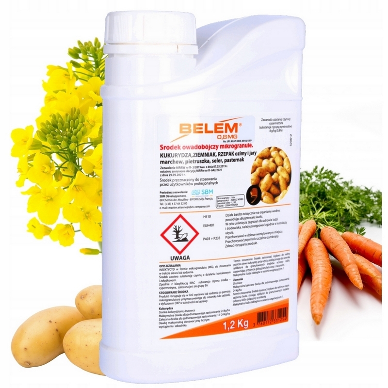 Belem 0,8 MG 1,2 kg škodcovia v pôde, drôtovce